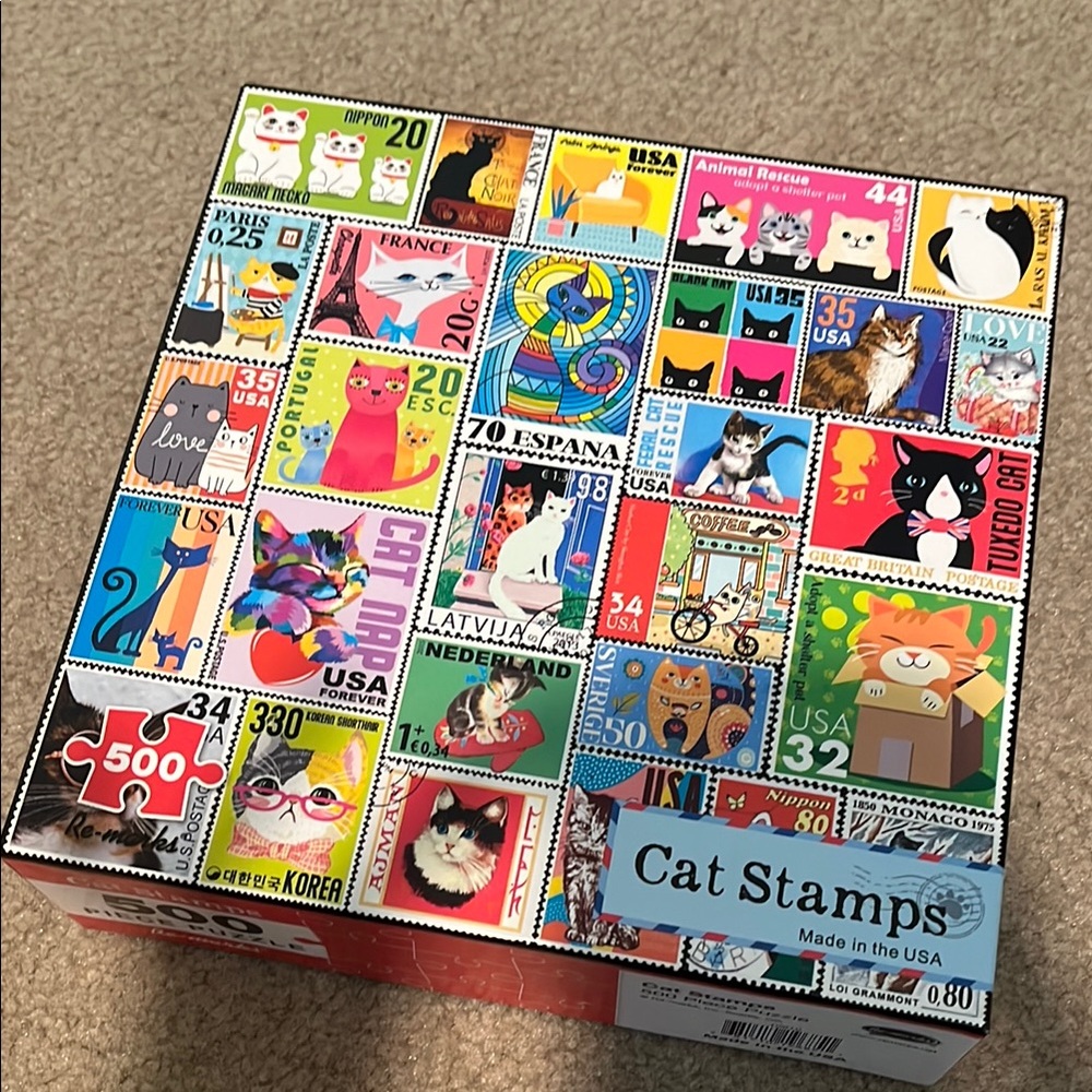 Cat Stamps Puzzle